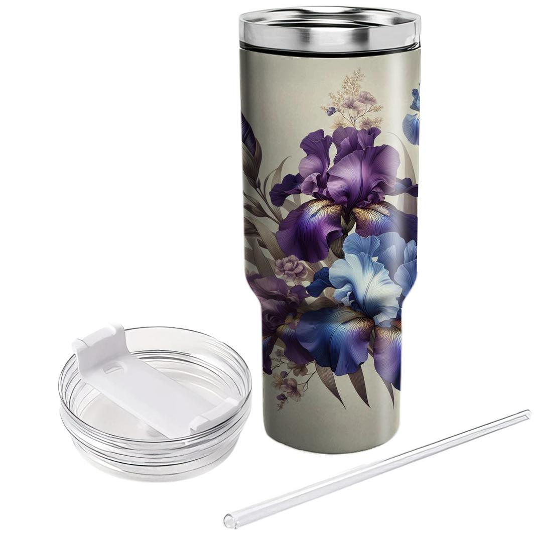 Elegant Iris Dream  Unique Tumblers