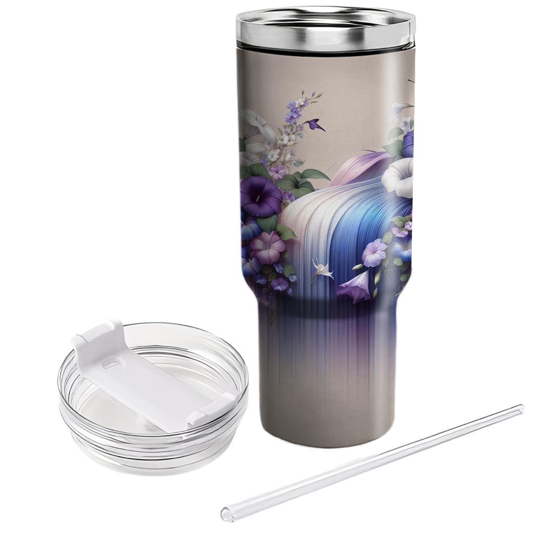 Cascading Floral Cascade  Tumblers For Gifts