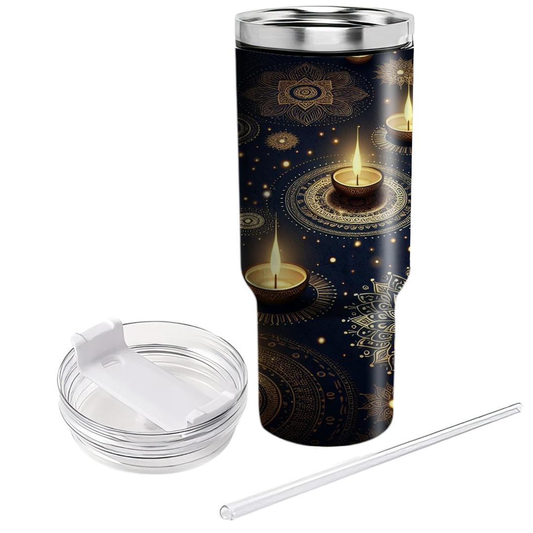 Serenity Of Diwali Lights Unique Tumblers