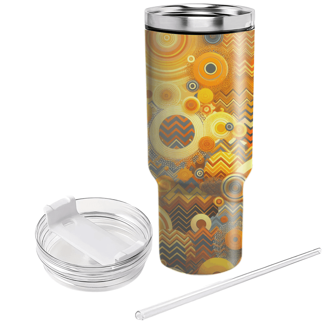 Zigzag Sunshine  Custom Tumblers