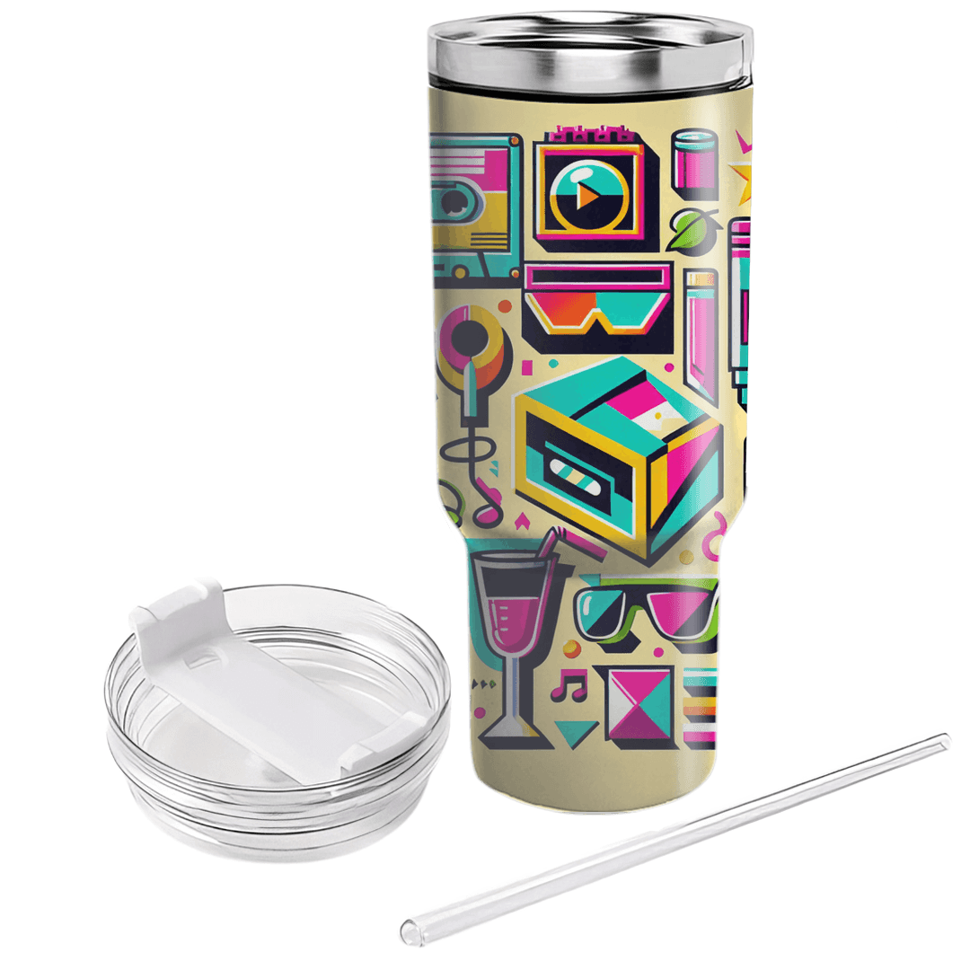Radical 80s Icons  Personalized Tumblers