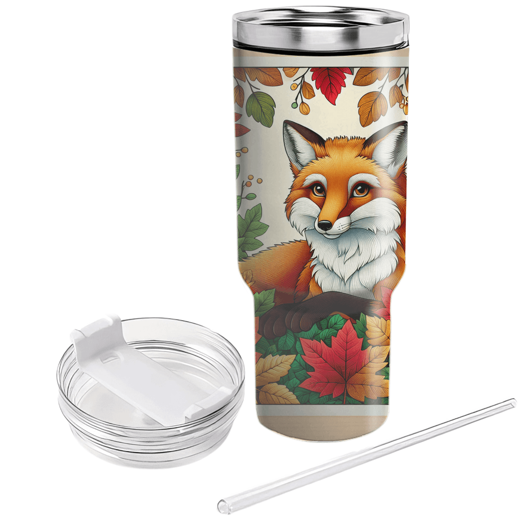 Charming Fox Woodland  Tumbler Cups