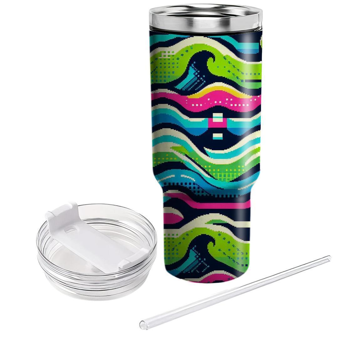 Retro Arcade Wave  Tumblers For Gifts
