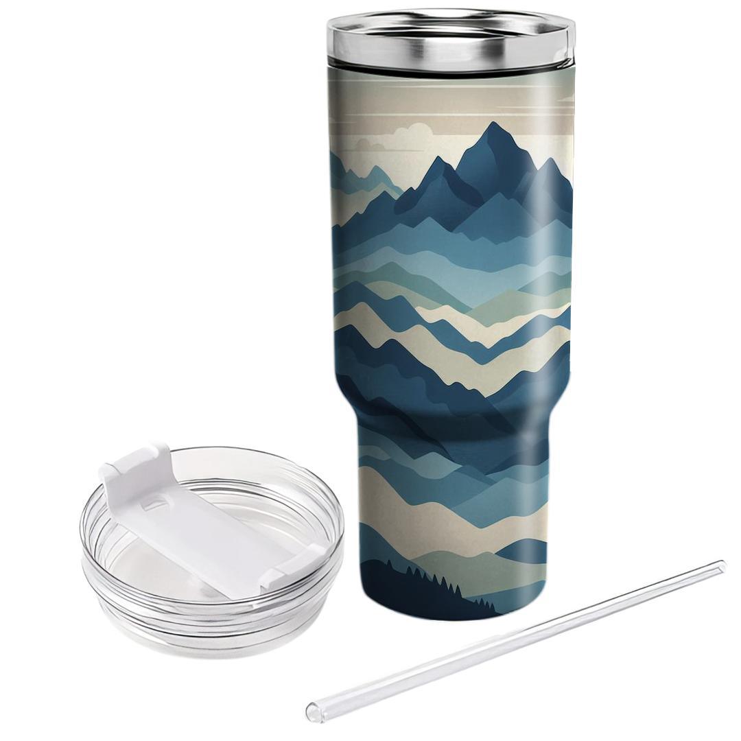 Majestic Mountain Range  Insulated Tumblers