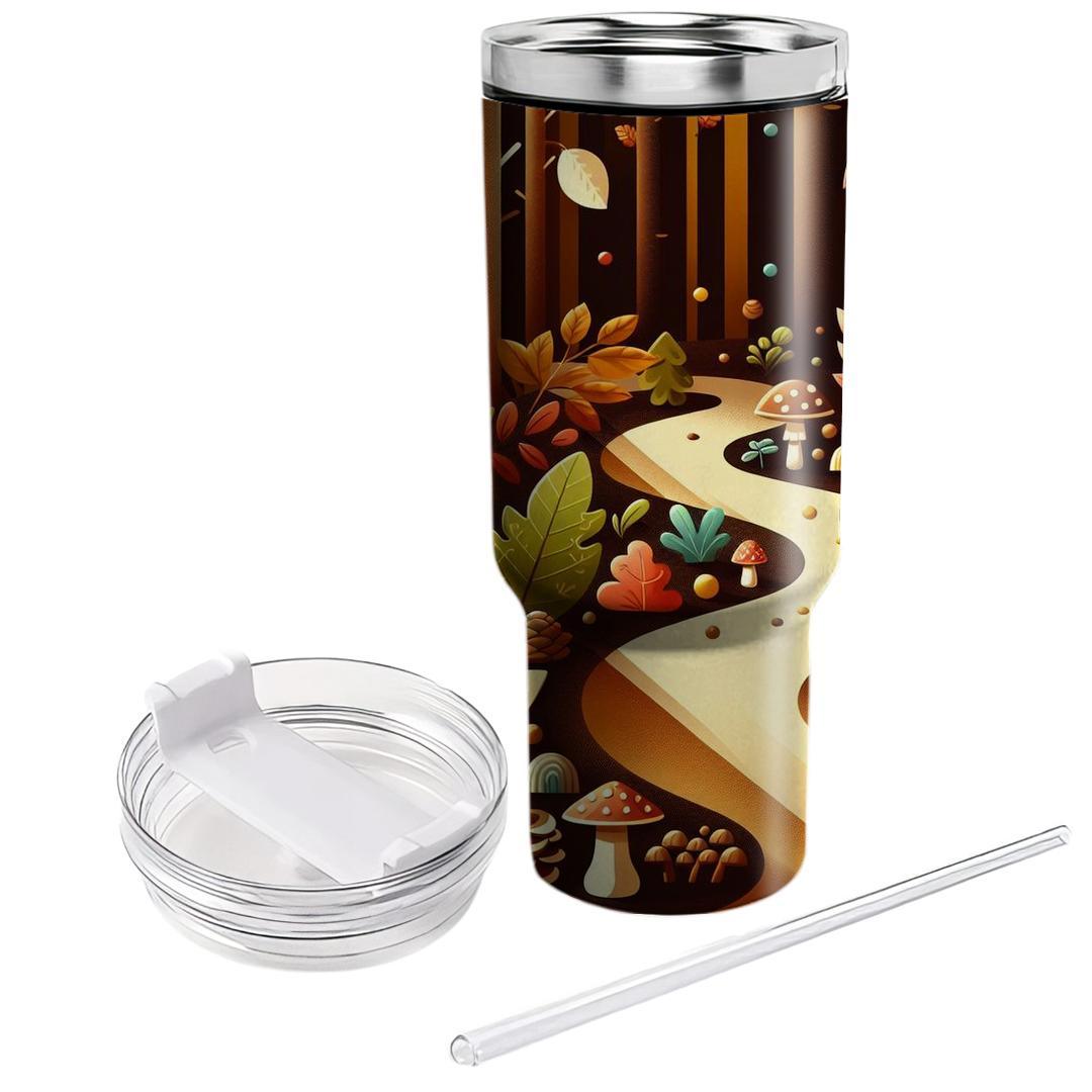 Autumn Forest Trail Adventure  Custom Tumblers