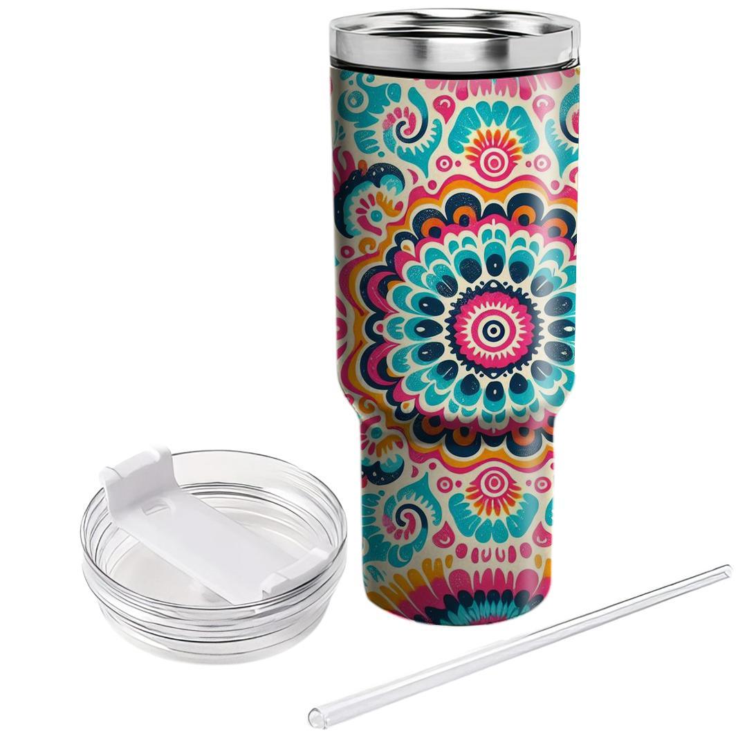Retro Tie-dye  Tumbler Cups