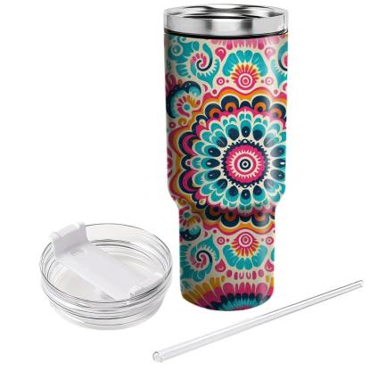 Retro Tie-dye  Tumbler Cups