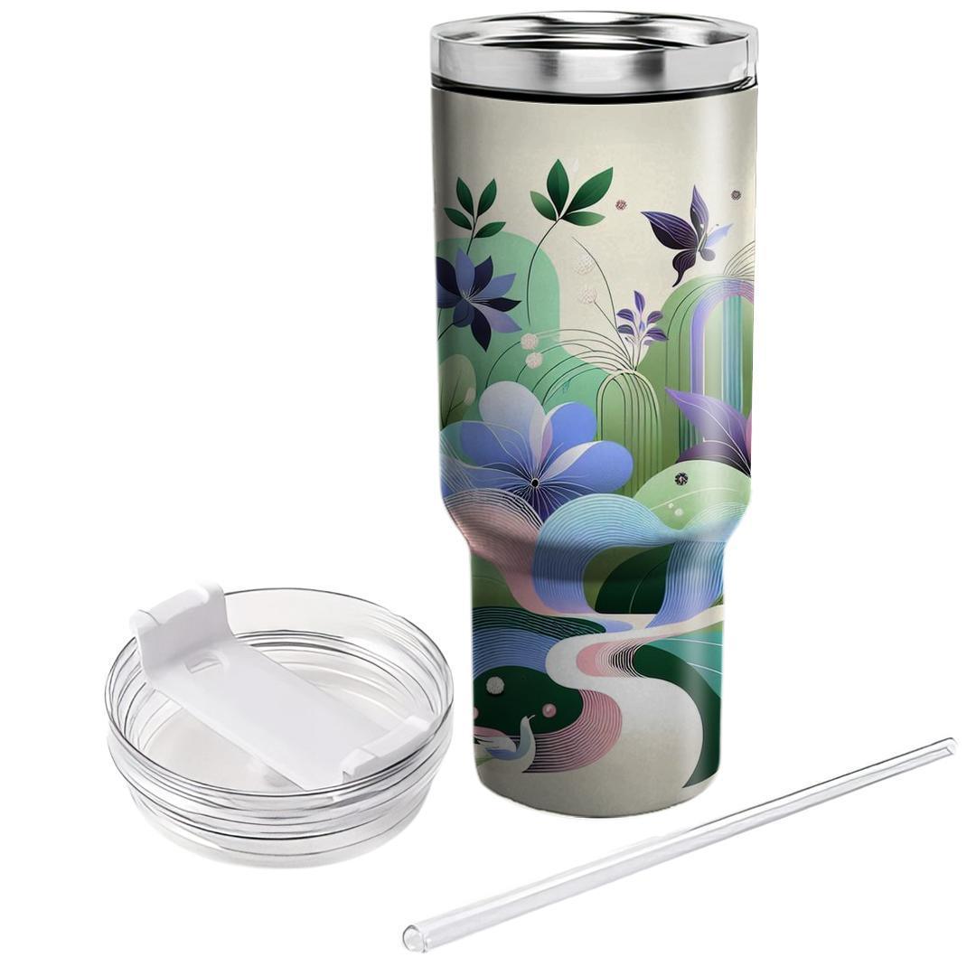 Elysian Garden - A Modern Spring Equinox  Tumbler Cups