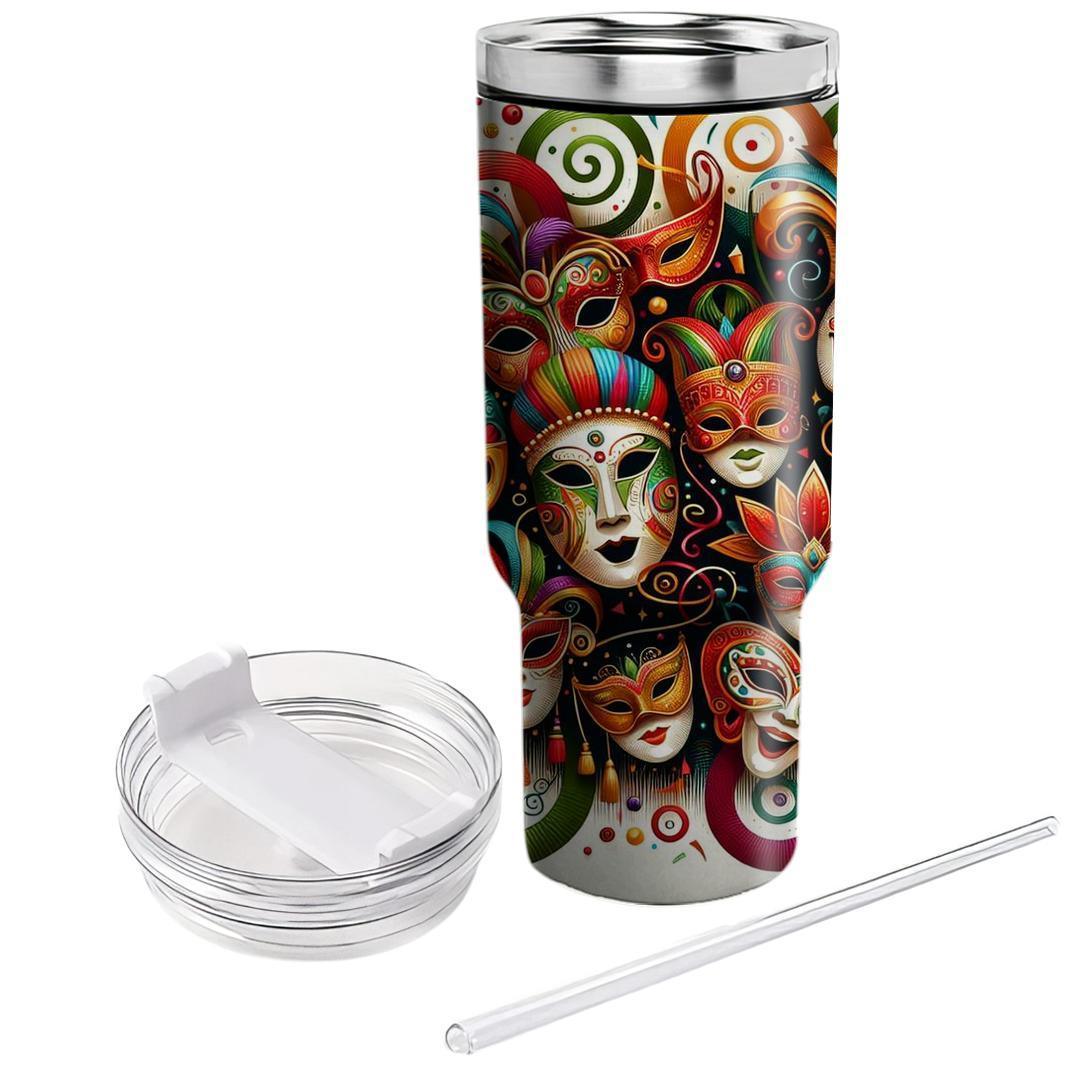 Festival Of Masks - A Cultural Carnival  Tumbler Cups