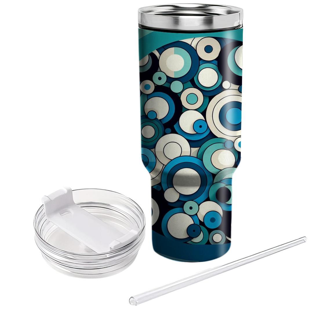 Abstract Circles Harmony  Decorative Tumblers