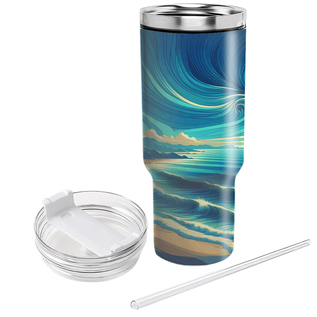 Summertime Waves  Travel Tumblers