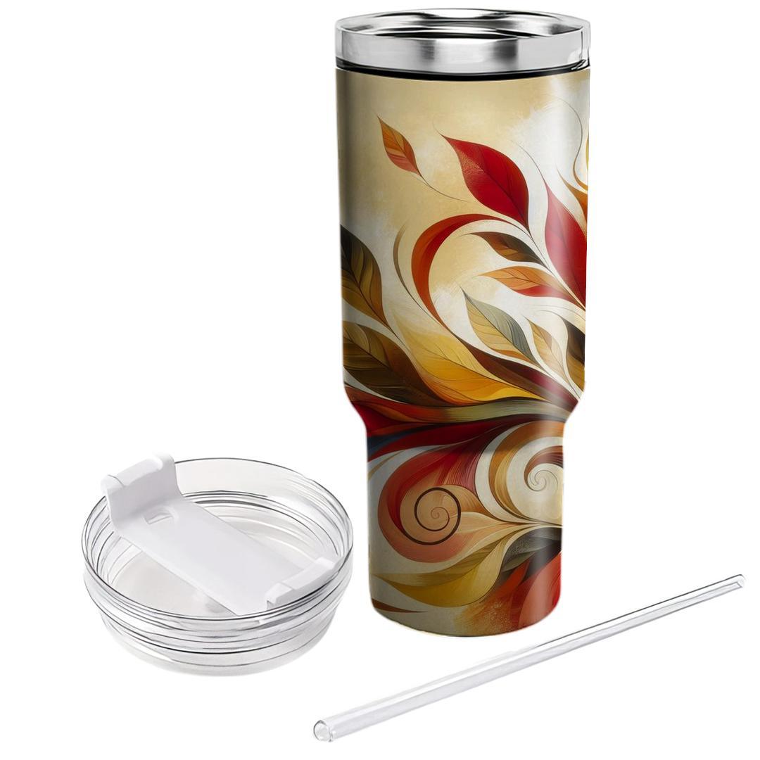 Autumn Winds And Leaves  Tumbler Cups