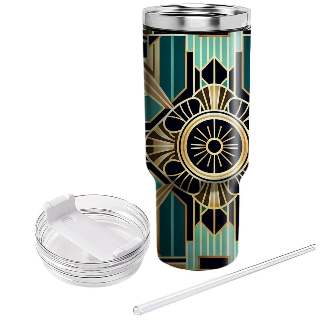 Abstract Art Deco  Decorative Tumblers