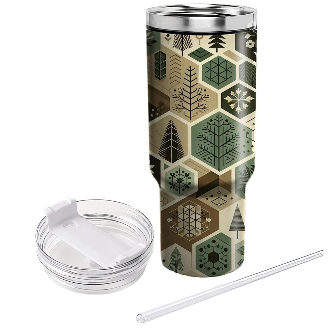 Hexagonal Forest Charm  Tumblers For Gifts