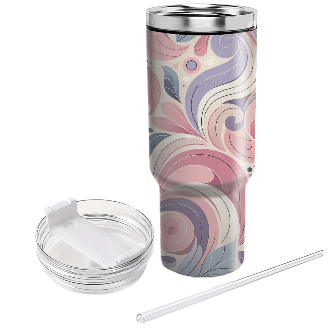 Petal Swirl Design Decorative Tumblers