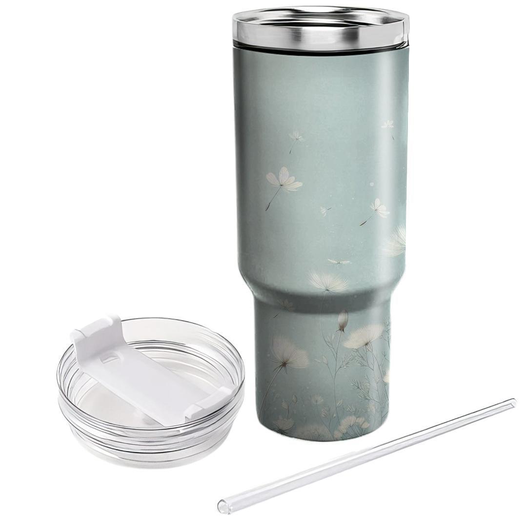 Artful Dandelion Dreams  Travel Tumblers