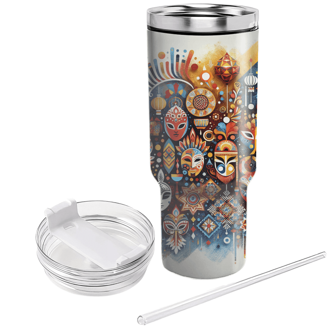 Colorful Origins - A World Festival  Decorative Tumblers