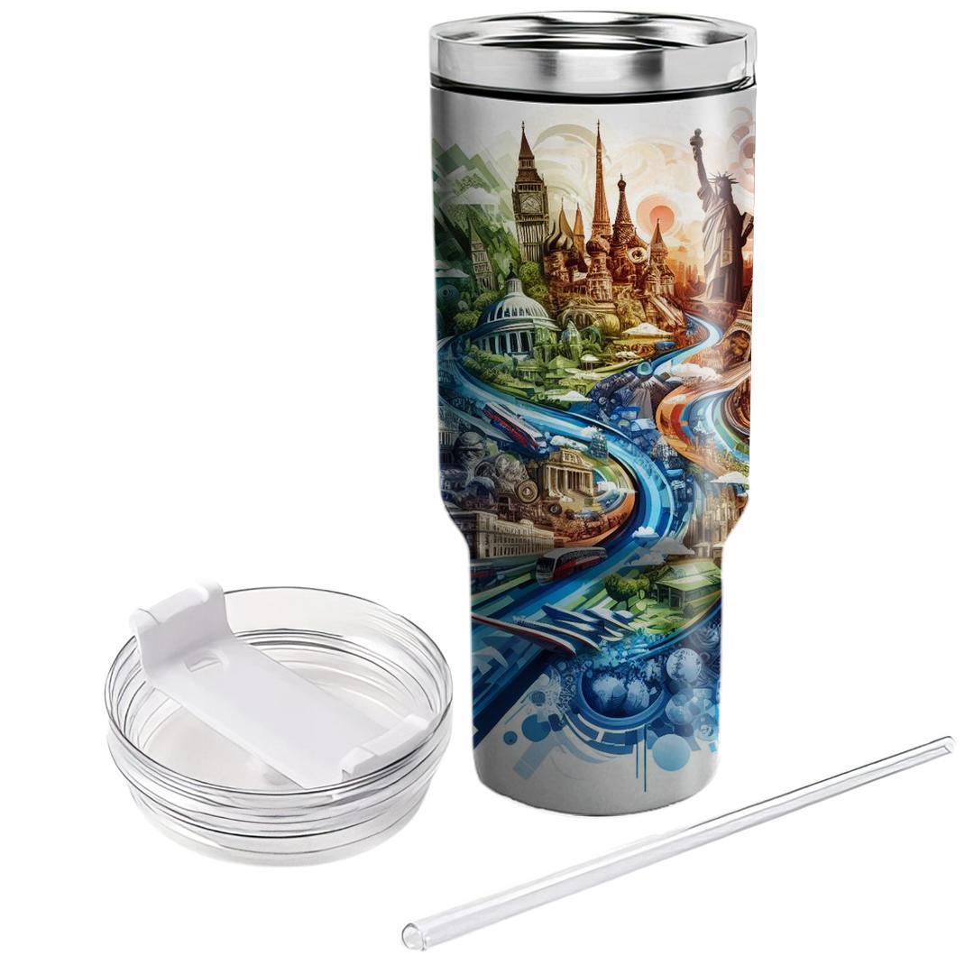 Joyous Journey - World Travelers Day  Decorative Tumblers
