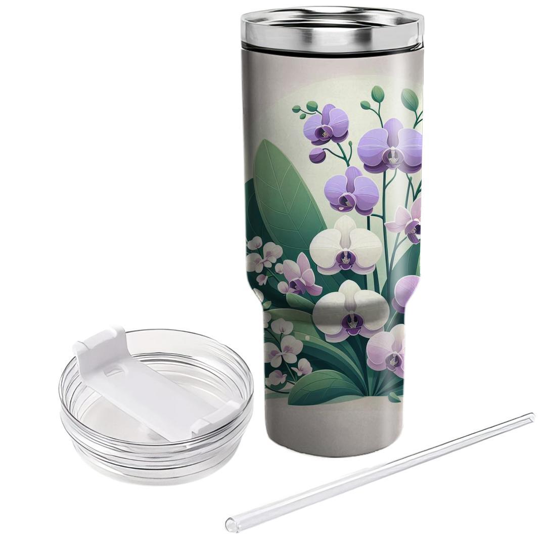 Serene Orchid Breeze  Unique Tumblers