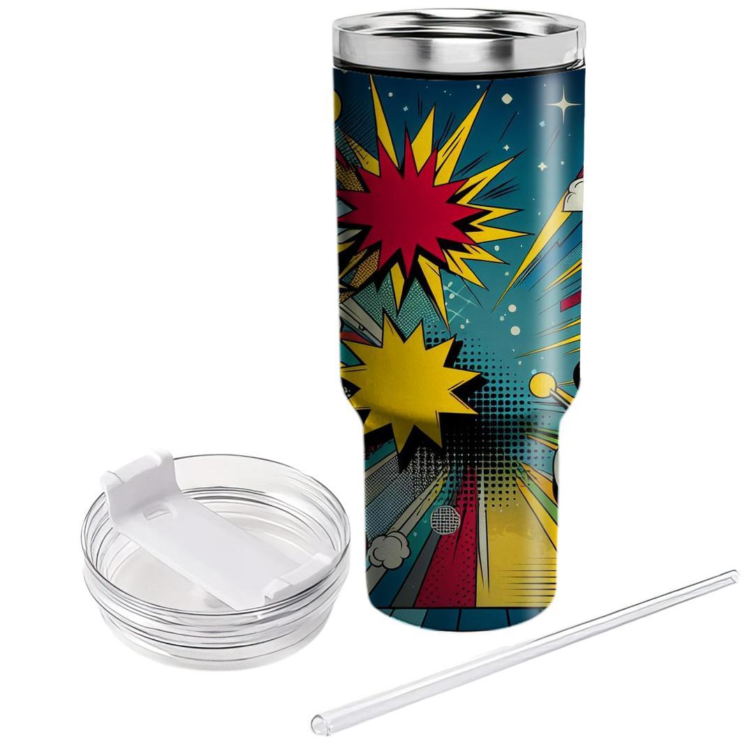 Pop Art Pizzazz  Personalized Tumblers