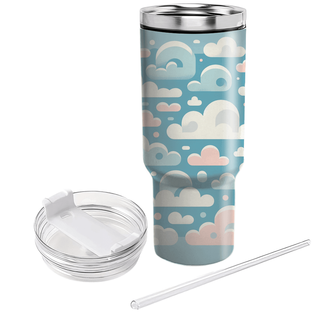 Whimsical Cloudscape Tumbler Cups