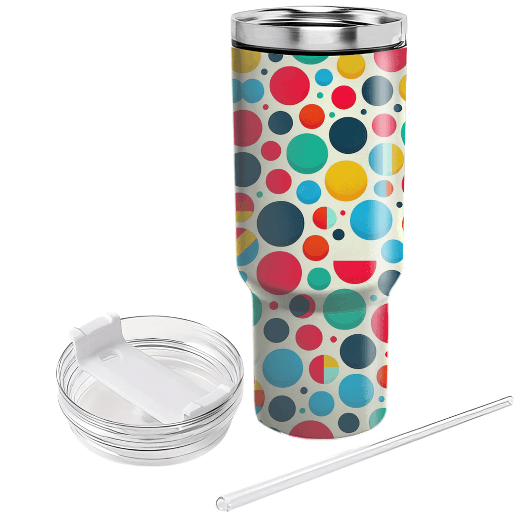 Colorful Dot Grid Custom Tumblers