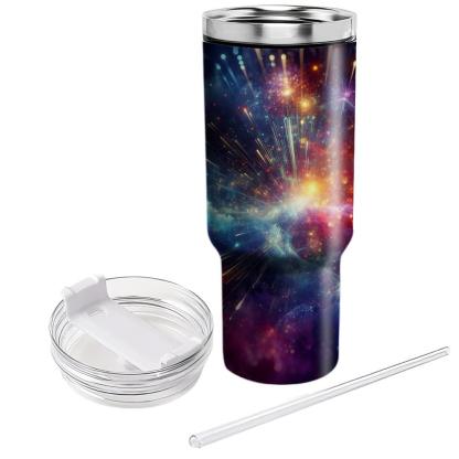 Celestial Revelry - A Futuristic New Year  Tumbler Cups
