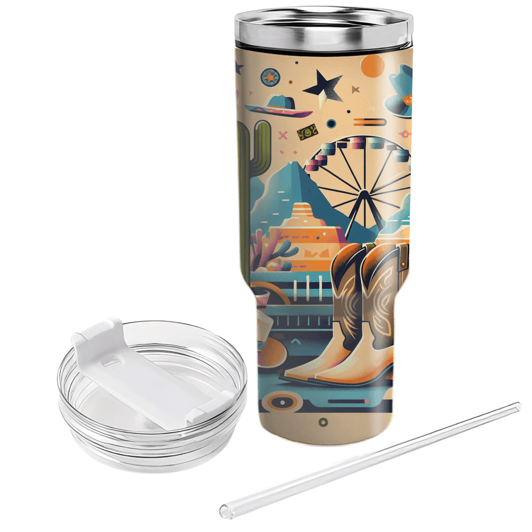 Wild West Retro Travel Tumblers
