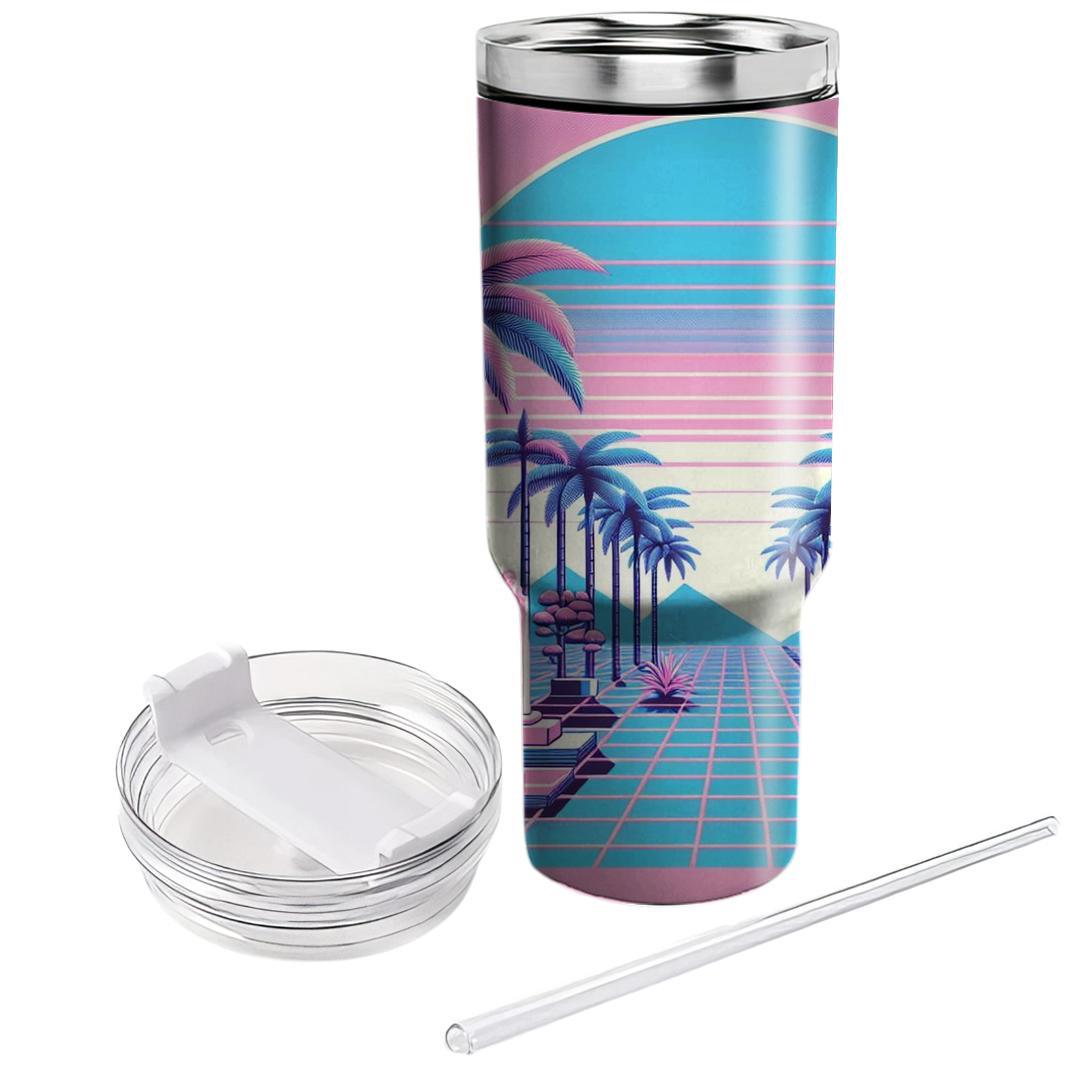 Vaporwave Visions  Insulated Tumblers
