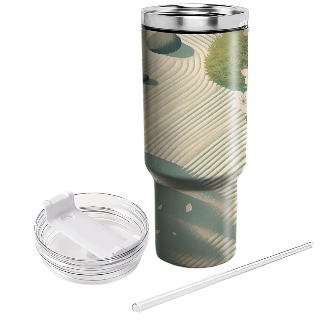 Spring Zen Garden  Decorative Tumblers