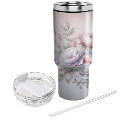 Serene Floral Dream  Travel Tumblers
