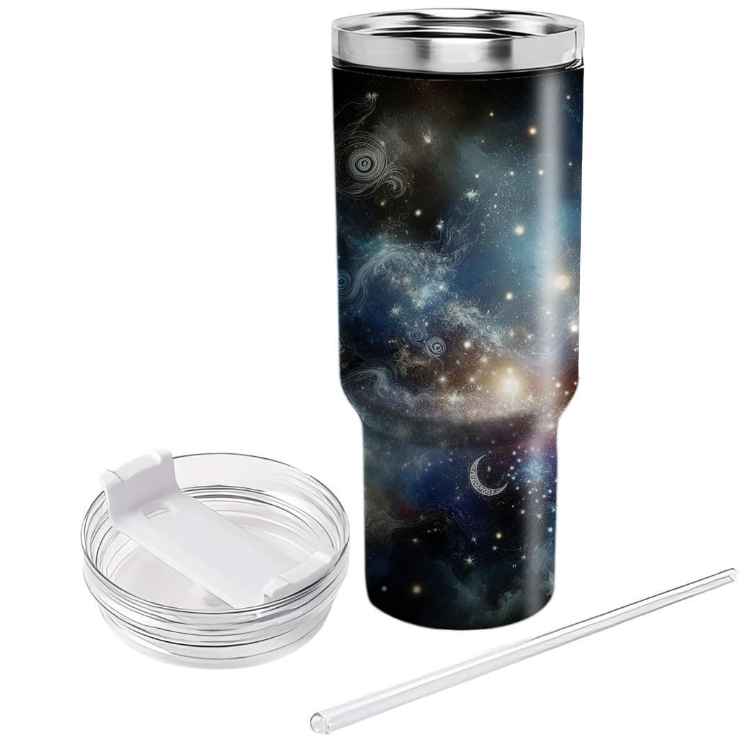 Celestial Visions - Astral New Year  Tumblers With Lids