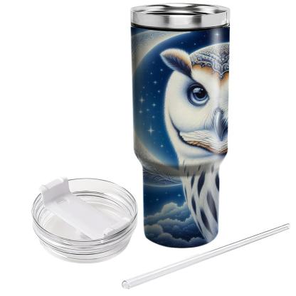 Starlit Owl Dreams  Tumblers With Lids