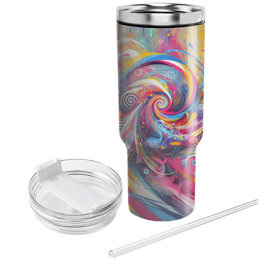Enchanted Revelry - Holi Color Explosion  Decorative Tumblers