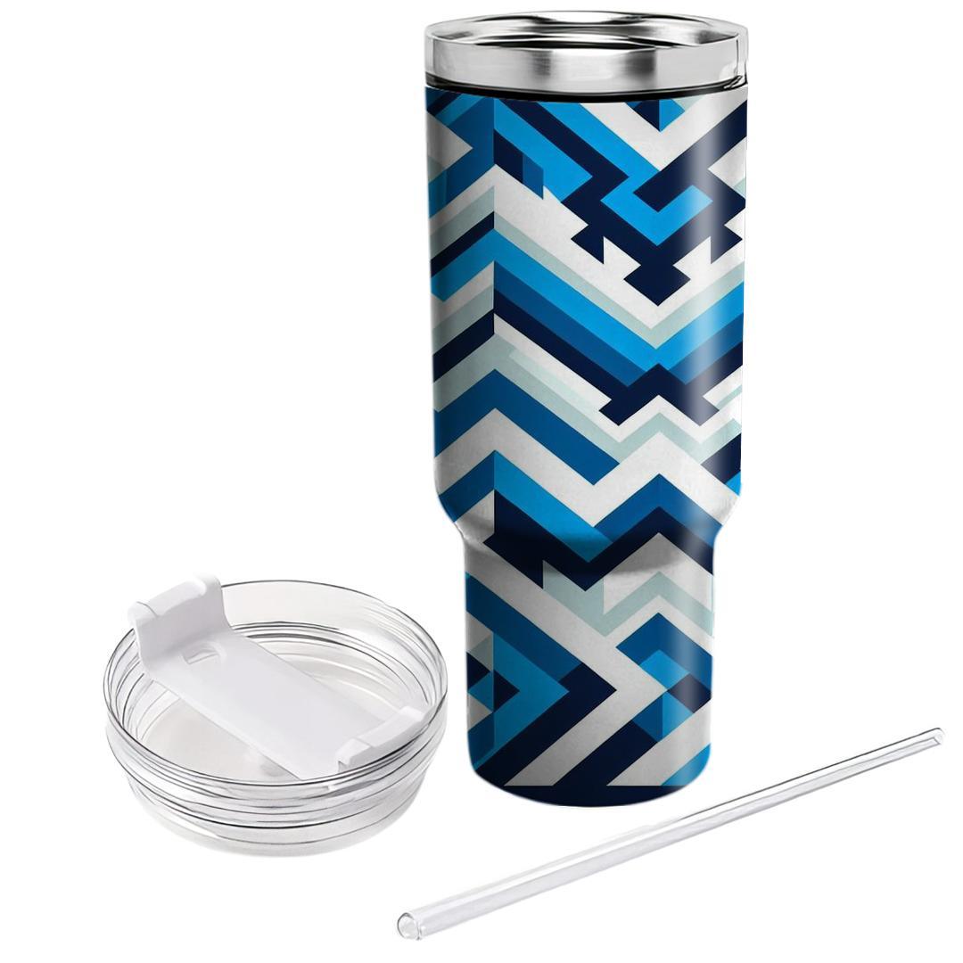 Classic Zigzag Pattern  Insulated Tumblers