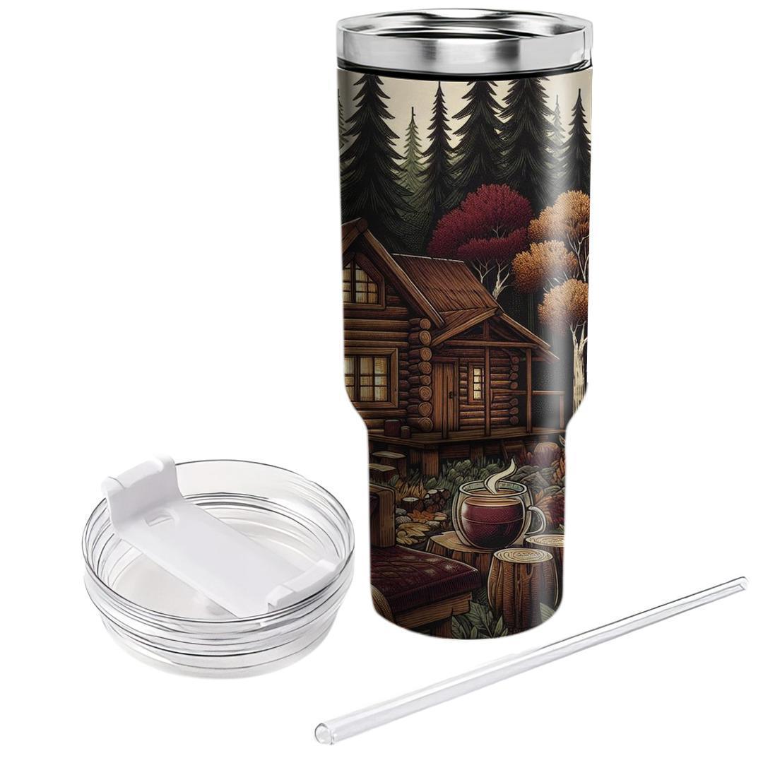 Cozy Autumn Retreat  Travel Tumblers