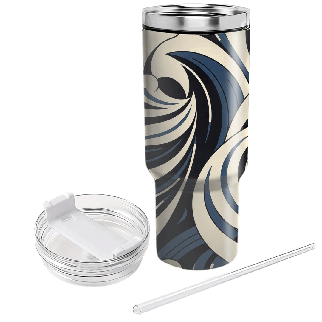 Curved Line Pattern  Decorative Tumblers