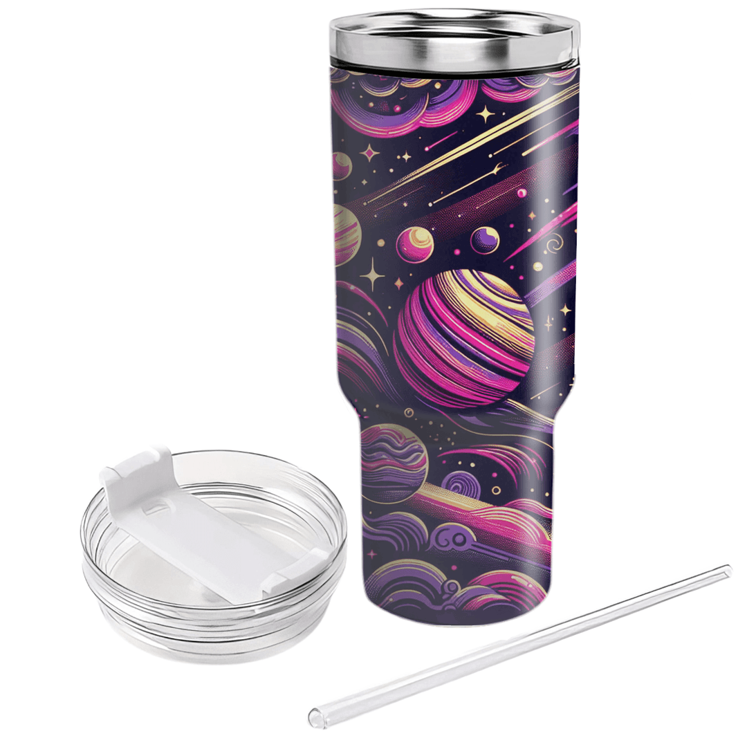Galactic Retro  Tumbler Cups
