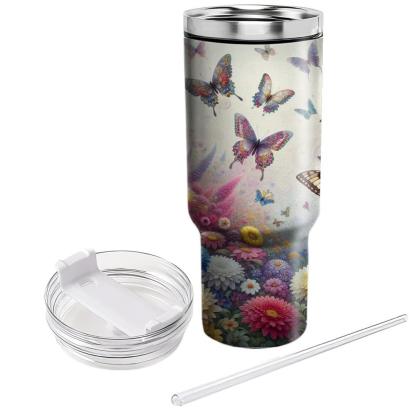 Spring Butterfly Whispers  Tumbler Cups
