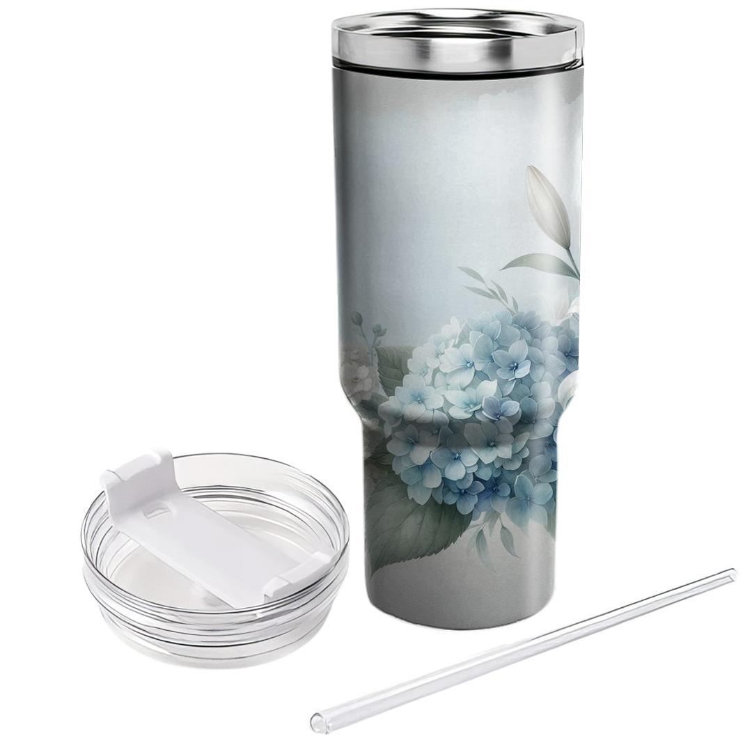 Serene Floral Mist  Unique Tumblers