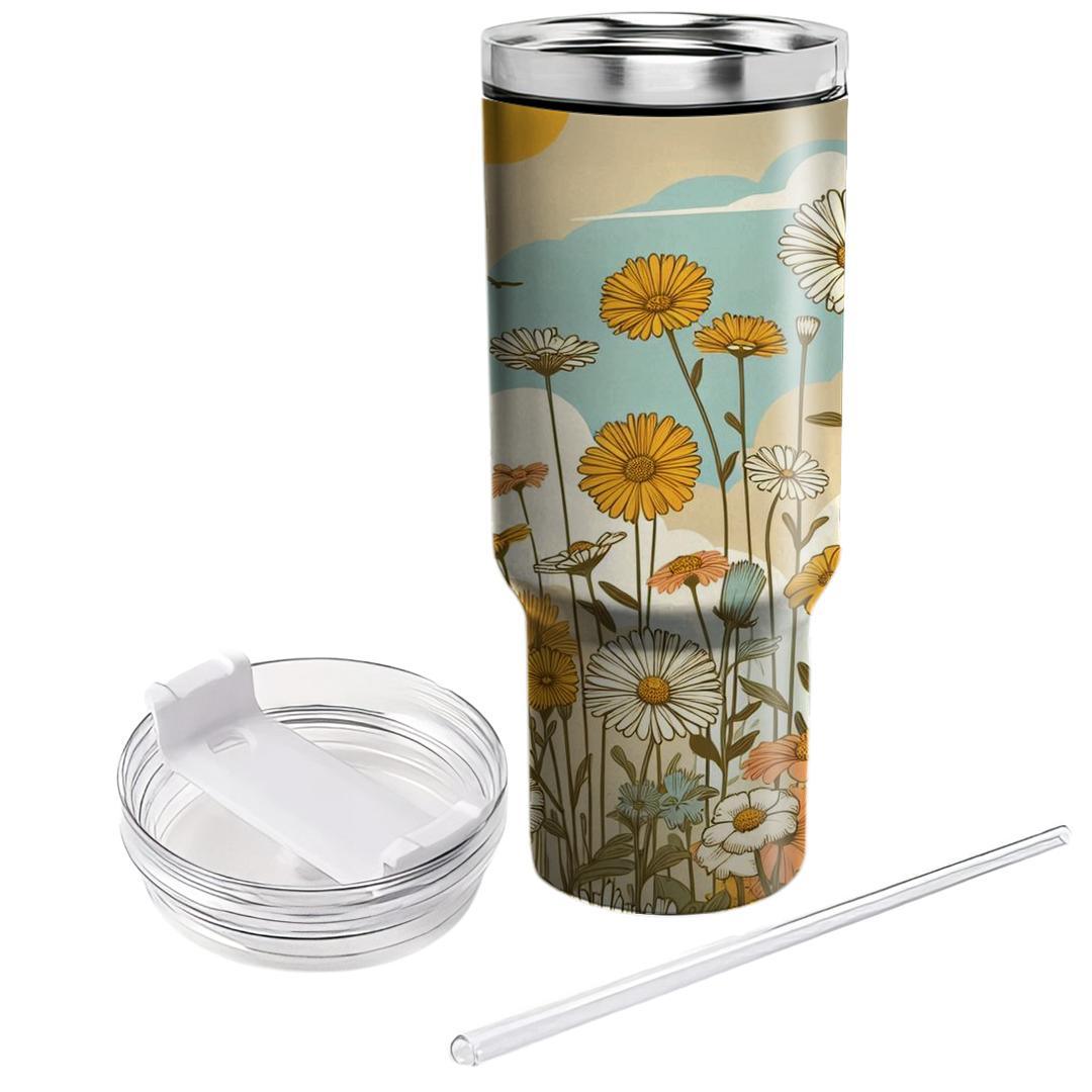 Sunny Fields  Travel Tumblers