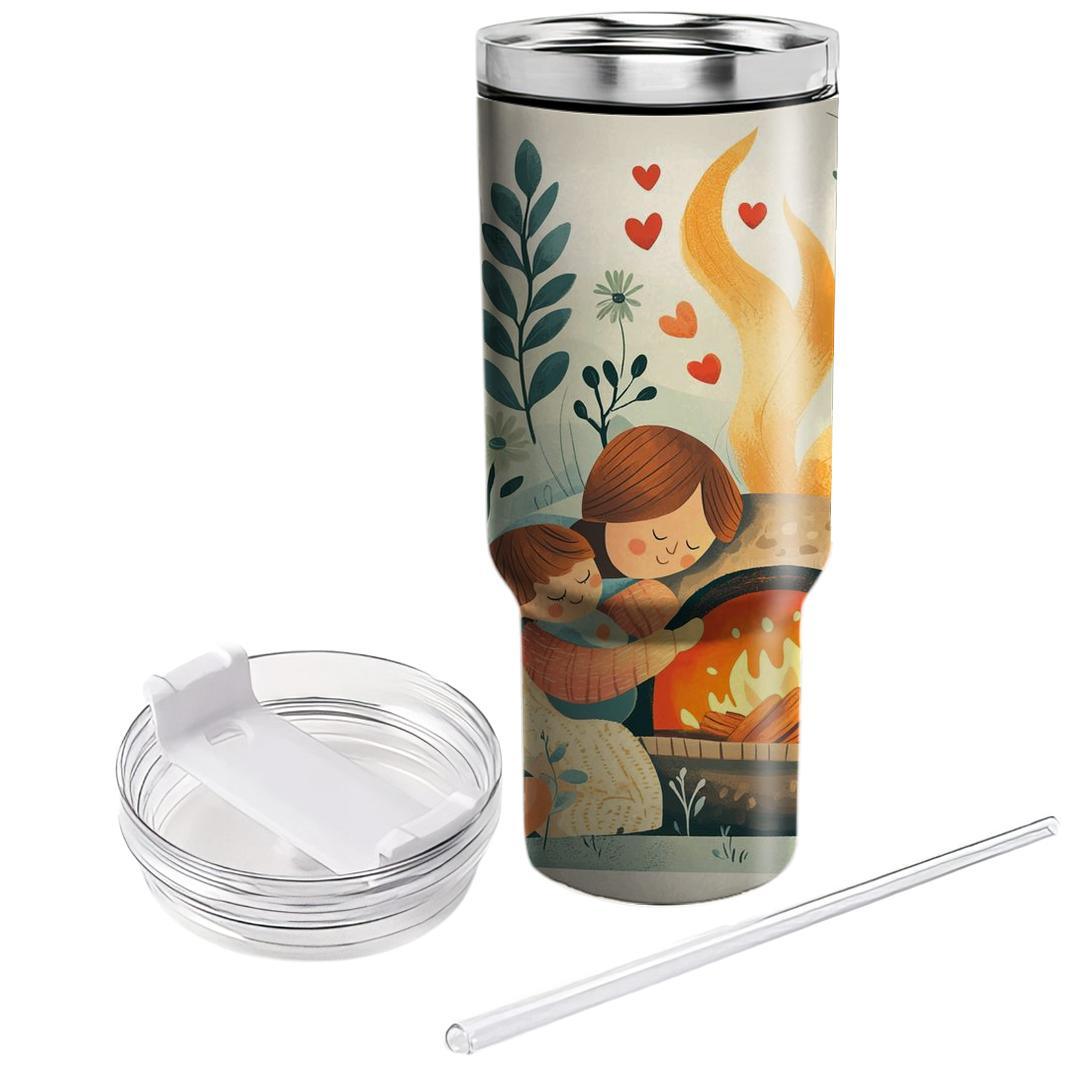 The Sacred Hearth: A Mother’s Love As Home’s Warmth Tumblers With Lids