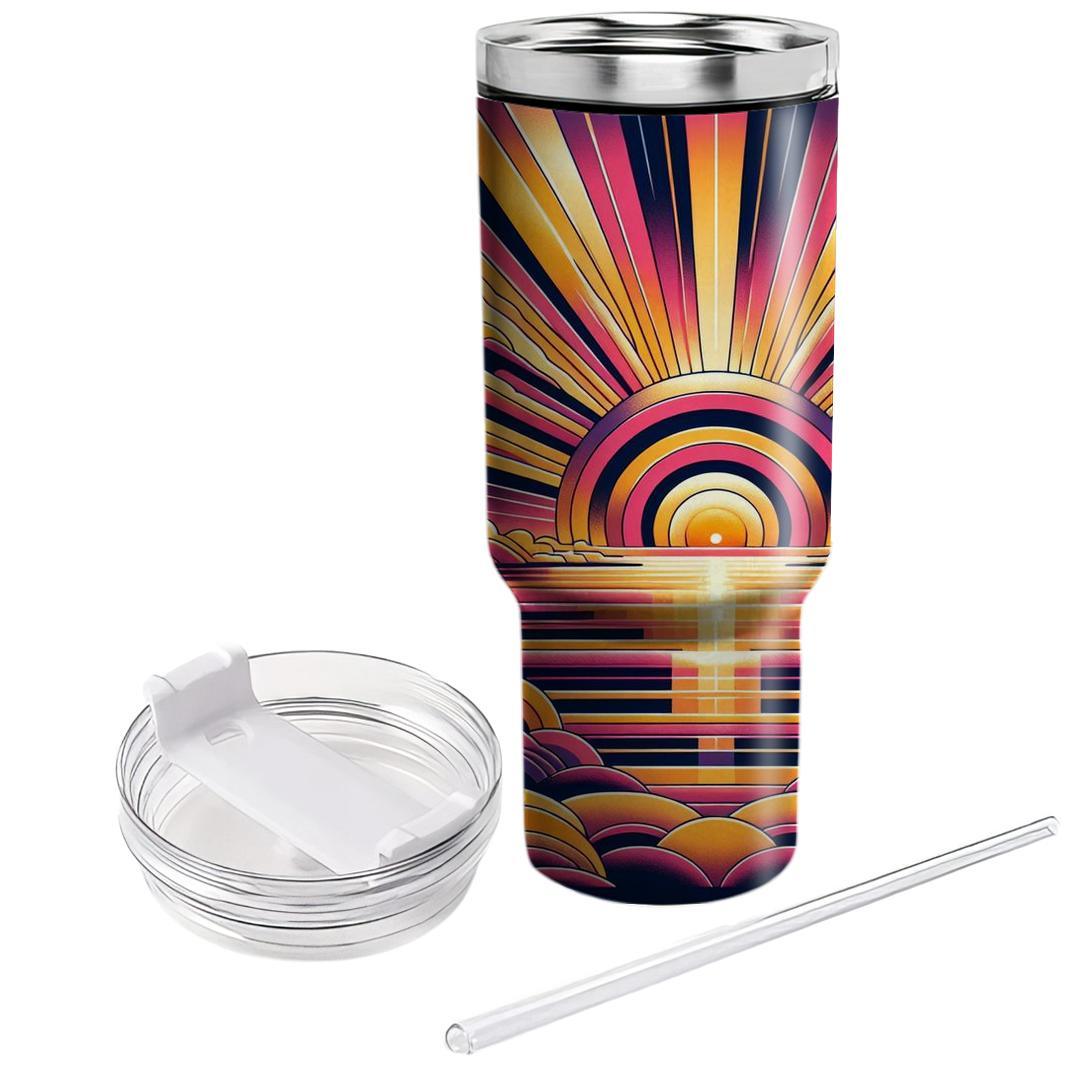 Summer Sunrise Splendor  Tumbler Cups