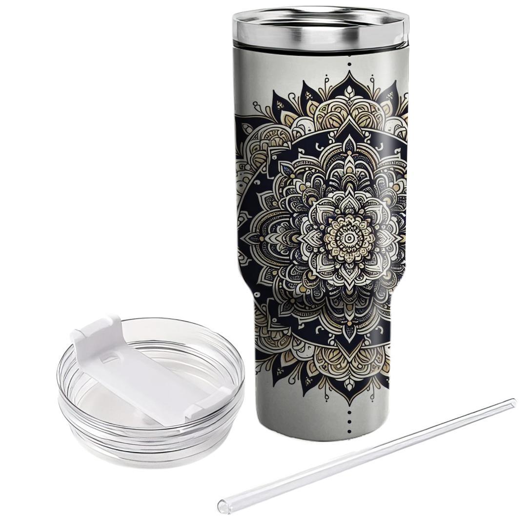 Symmetrical Mandala Fusion  Tumblers For Gifts