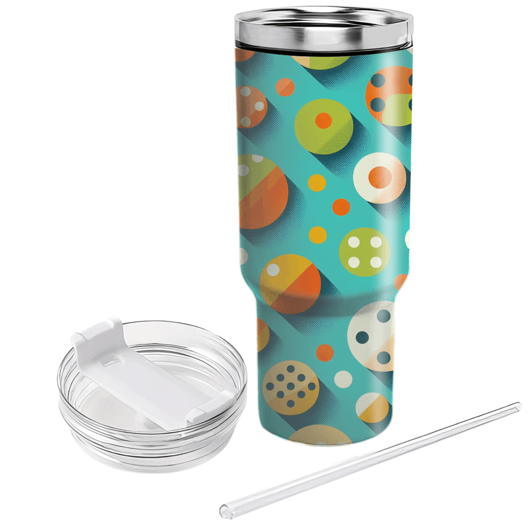 Retro Polka Dot Dance Decorative Tumblers