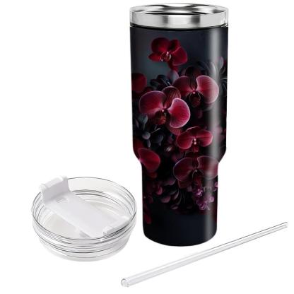 Crimson Orchid Splendor  Tumbler Cups