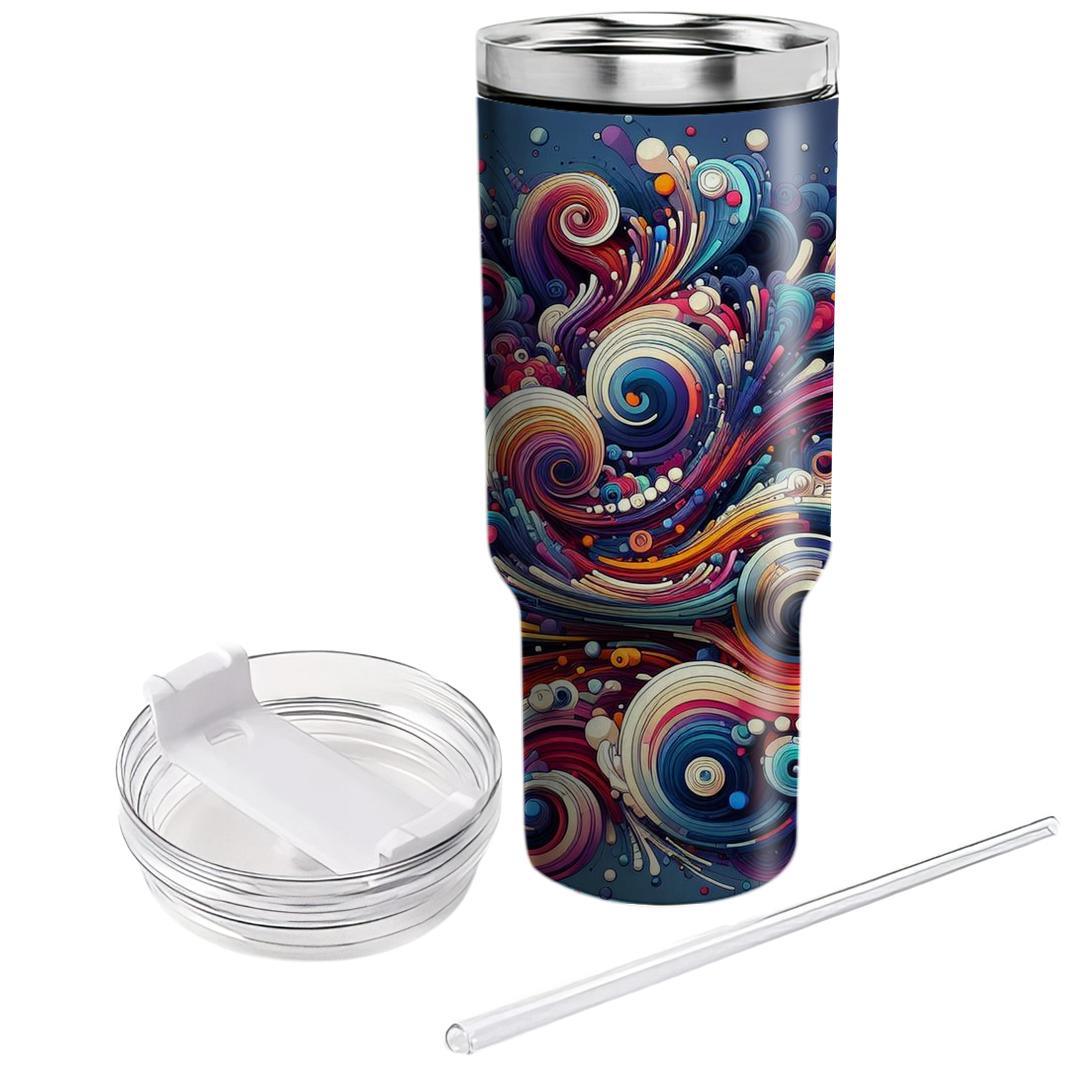 Trippy Swirl  Travel Tumblers