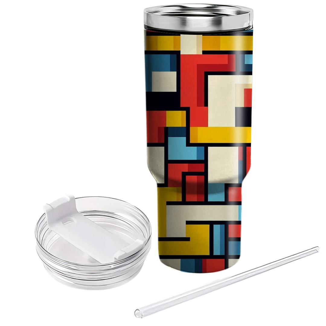 Cubist Color Block  Custom Tumblers