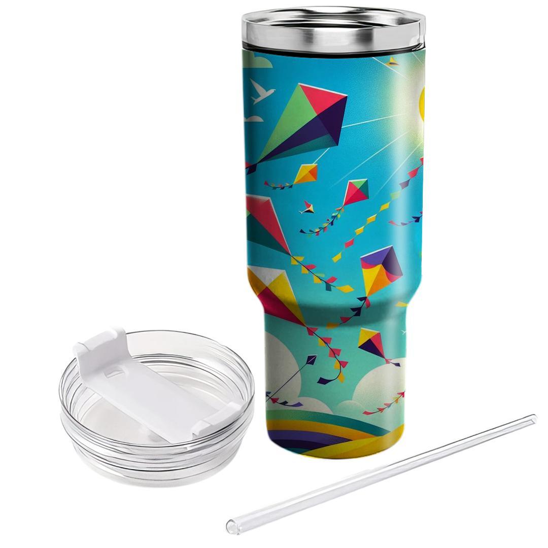 Colorful Kites  Travel Tumblers