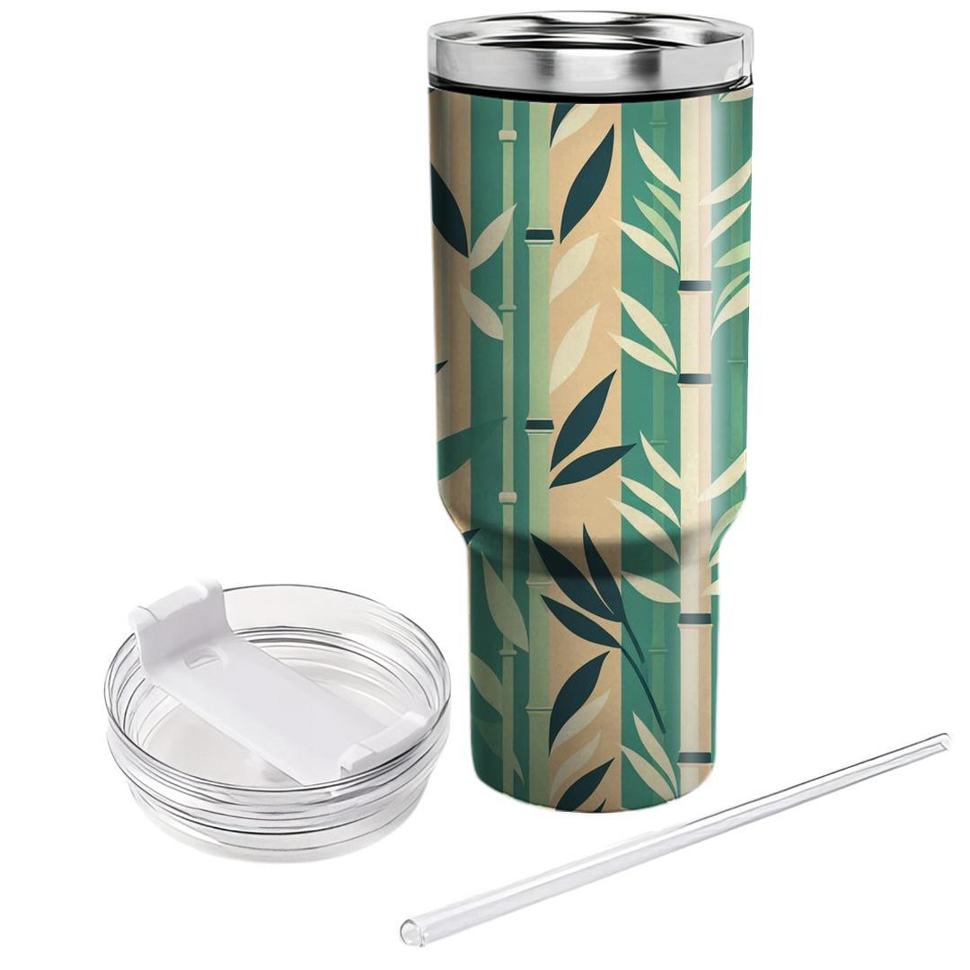 Bamboo Grove Pattern  Tumblers With Lids